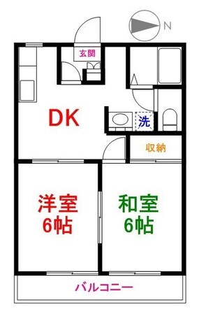 メゾンファームの物件間取画像